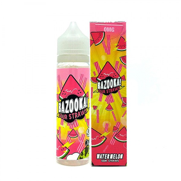 Watermelon Sour Straws by Bazooka Sour Straws 60ml