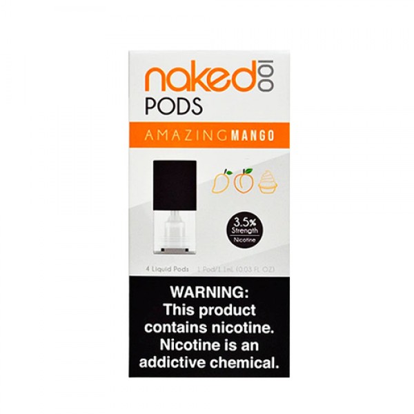 Amazing Mango - Pack of 4 Pods by Naked 100 Pod System