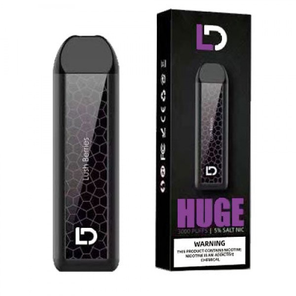 Lush Berries Disposable Pod (3000 Puffs) by Huge