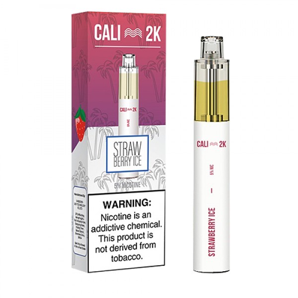 Strawberry Ice (Frozen Strawberry) Disposable Pod (2000 Puffs) by Cali Bars 2K