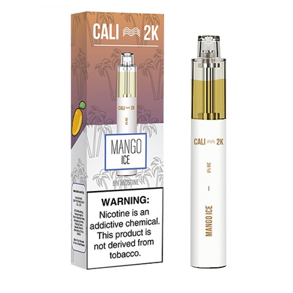 Mango Ice (Frozen Mango Nectar) Disposable Pod (2000 Puffs) by Cali Bars 2K