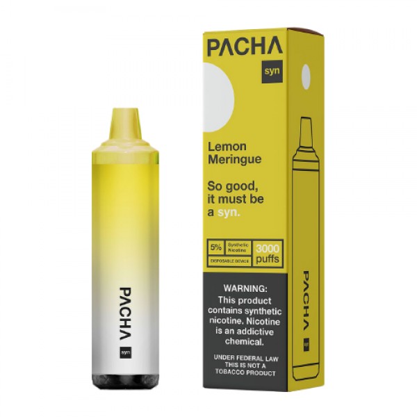 Lemon Meringue Disposable Pod (3000 Puffs) by Pachamama Syn