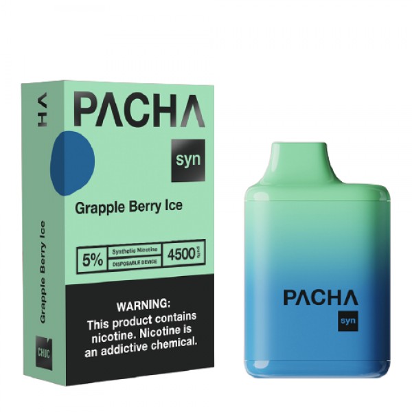 Grapple Berry Ice Disposable Pod (4500 Puffs) by Pachamama Syn