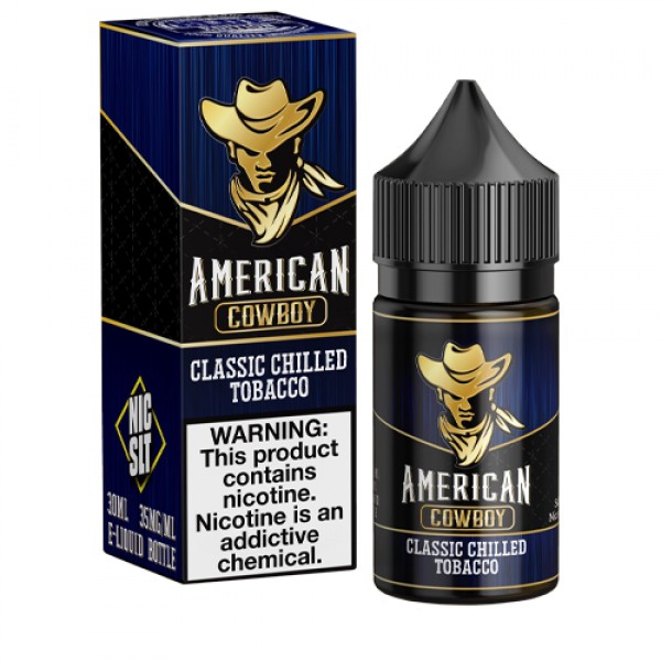 Classic Chilled Tobacco by American Cowboy Nic Slt 30ml