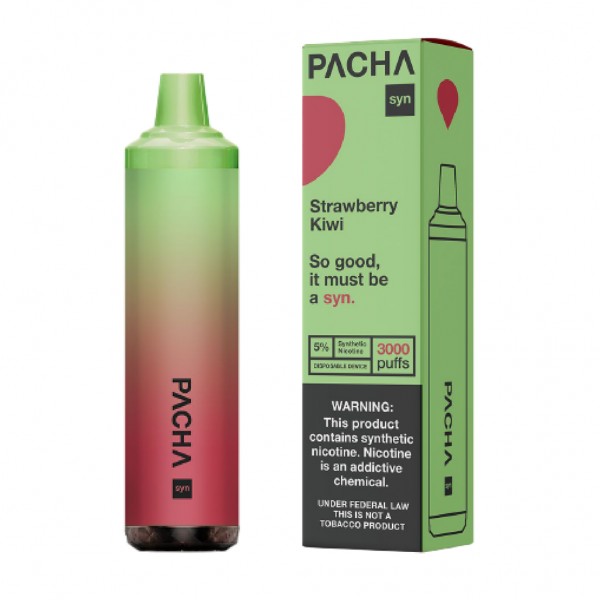 Strawberry Kiwi Disposable Pod (3000 Puffs) by Pachamama Syn