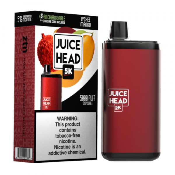 Lychee Mango Disposable Pod (5000 Puffs) by Juice Head 5K