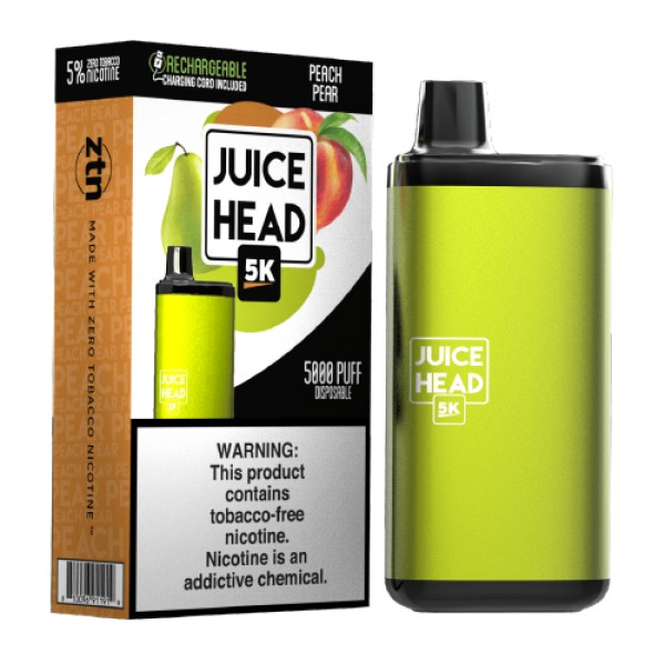 Peach Pear Disposable Pod (5000 Puffs) by Juice Head 5K