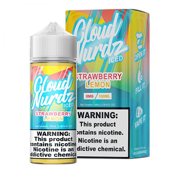 Strawberry Lemon Iced by Cloud Nurdz 100ml