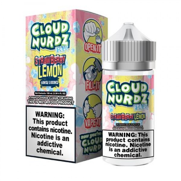 Strawberry Lemon Iced by Cloud Nurdz 100ml