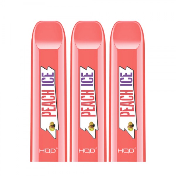 Peach Ice Disposable Vape Pod (Pack of 3) by HQD V2