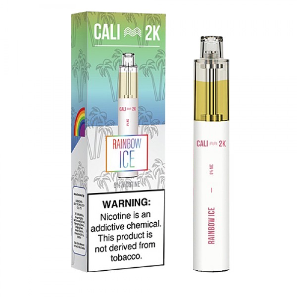 Rainbow Ice (Frozen Rainbow) Disposable Pod (2000 Puffs) by Cali Bars 2K