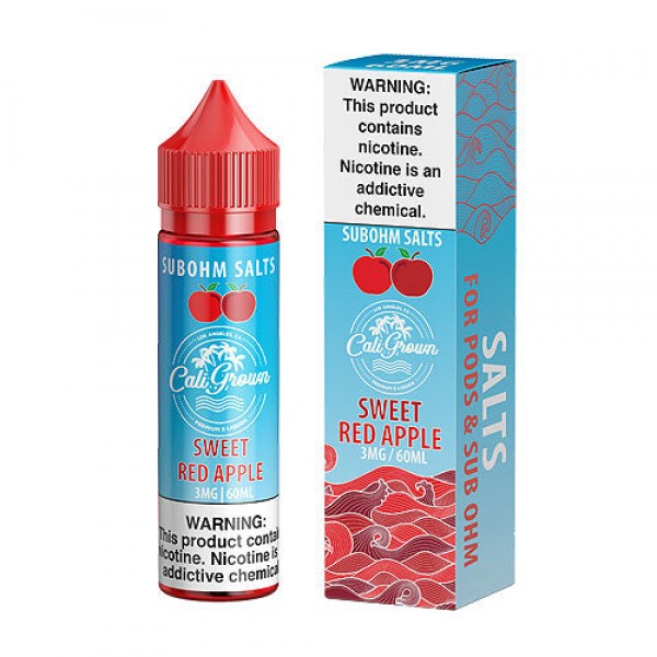 Sweet Red Apple (Grizzly Apple) by California Grown E-Liquids 60ml