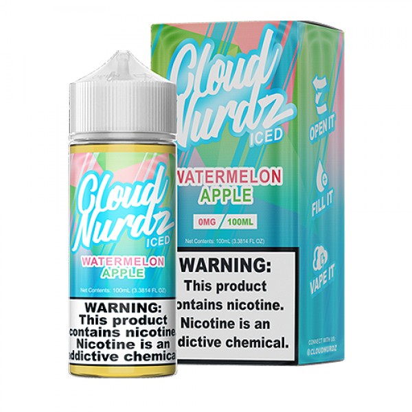 Watermelon Apple Iced by Cloud Nurdz 100ml