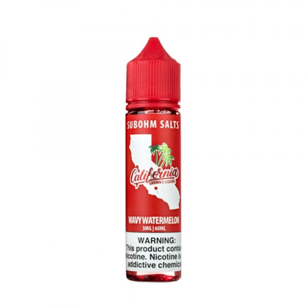 Juicy Watermelon (Wavy Watermelon) by California Grown E-Liquids 60ml