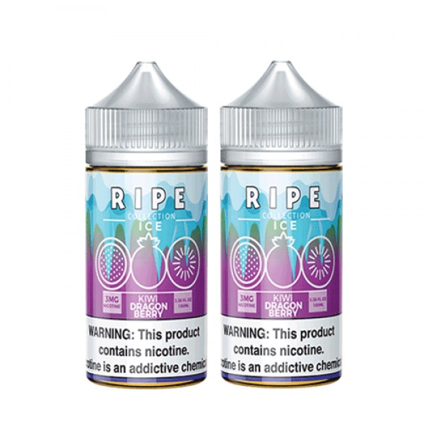 2PACK BUNDLE Kiwi Dragon Berry On Ice by Vape 100 Ripe Collection 200ml (2x100ml)