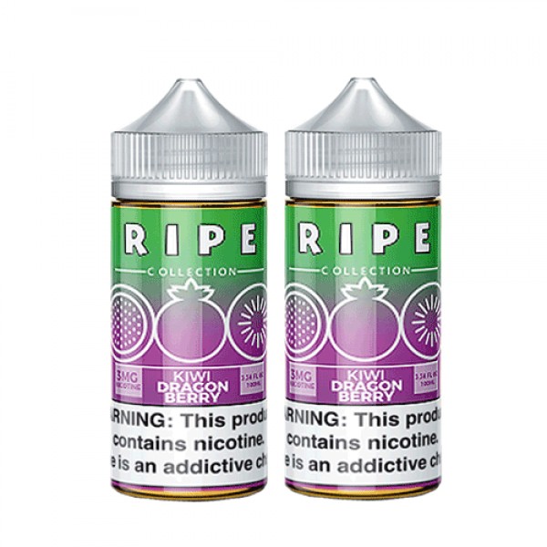 2PACK BUNDLE Kiwi Dragon Berry by Vape 100 Ripe Collection 200ml (2x100ml)