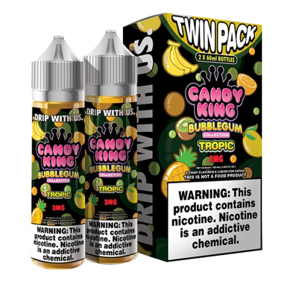 Tropic by Candy King Bubblegum Collection 120ml (2x60ml)