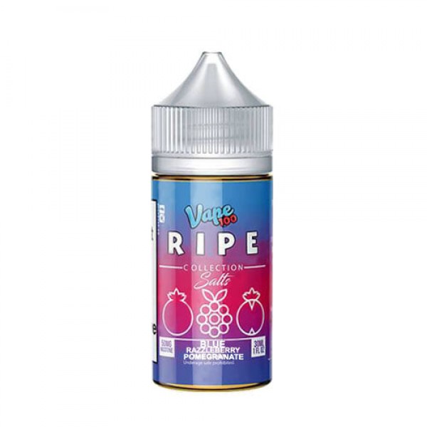 Blue Razzleberry Pomegranate by Vape 100 Ripe Collection Salts 30ml