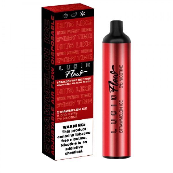 Strawmelon Ice Disposable Vape (5000 Puffs) by Lucid Flow